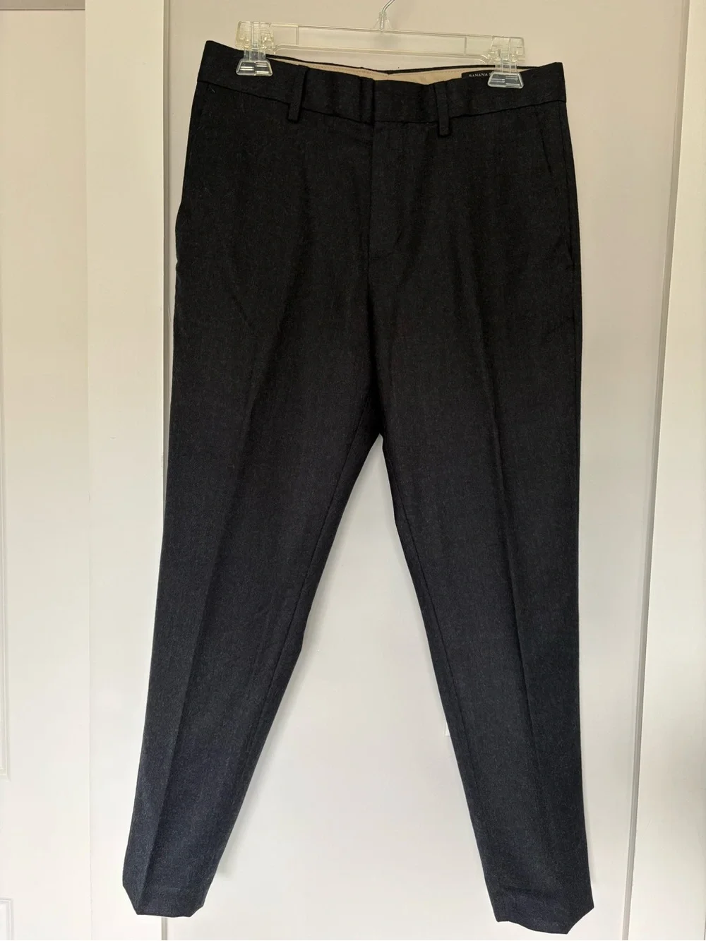 Banana Republic — Men’s Gray Flannel 120’s Tapered Fit Dress Pants 28x28